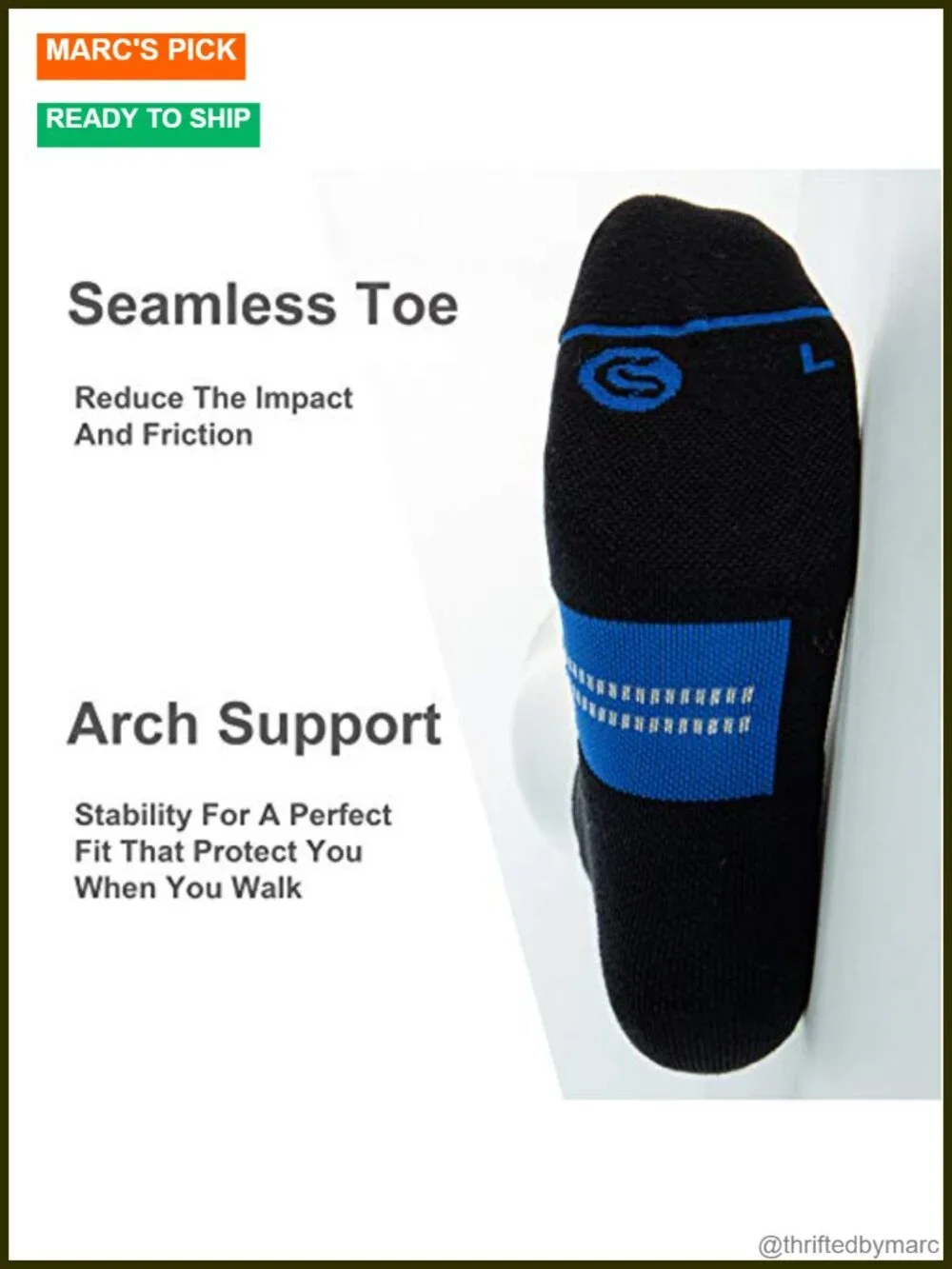 6 Pack Men's Running Ankle Socks with Cushion Low Cut Athletic Sport Tab Socks